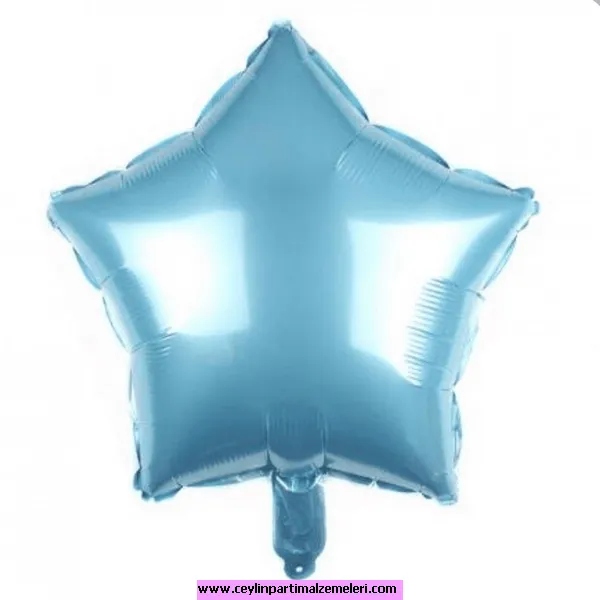 Mavi Yıldız Folyo Balon